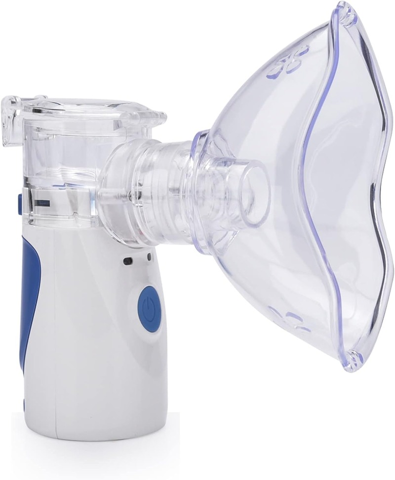 Home Portable Inhaler Silent Handheld Nebulizer Atomizer -Blue