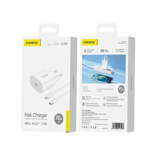 Foneng- 20W PD QUICK CHARGE Type-C To Lightning