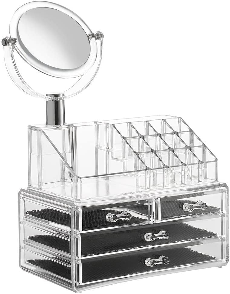 Saganizer Clear acrylic Jewelry organizer and makeup - Image 2