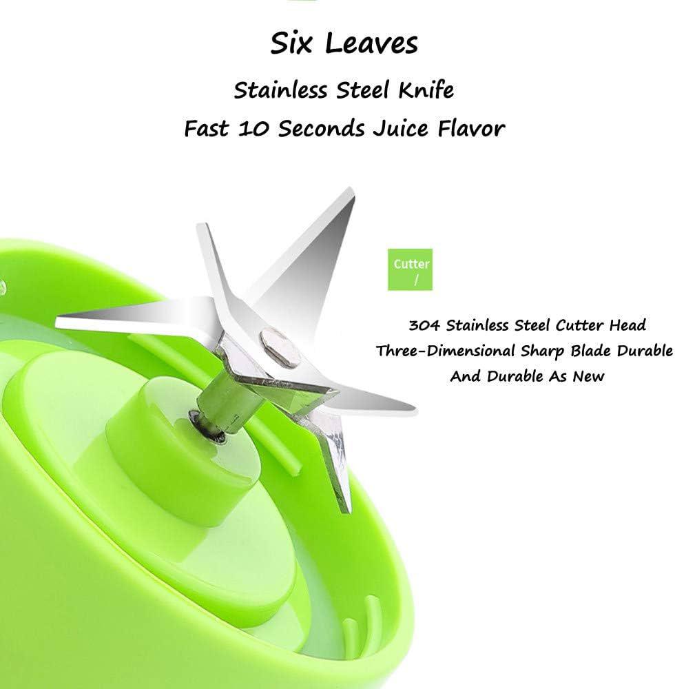 Mini Blender Portable, Portable Electric Fruit Juicer Home USB Rechargeable Smoothie Maker Blenders Machine Sports Bottle JuicingCup - Image 3