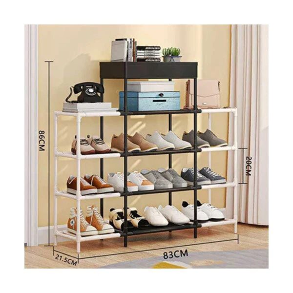 Multifunction Double-color Matching Shoe Rack Organizer