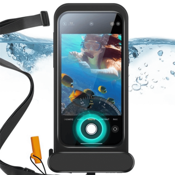 ESR Waterproof Pouch Pro HD IPX8 Waterproof Case with Touch Screen Capability for iPhone 15 Pro Max / 14 Pro Max-Black