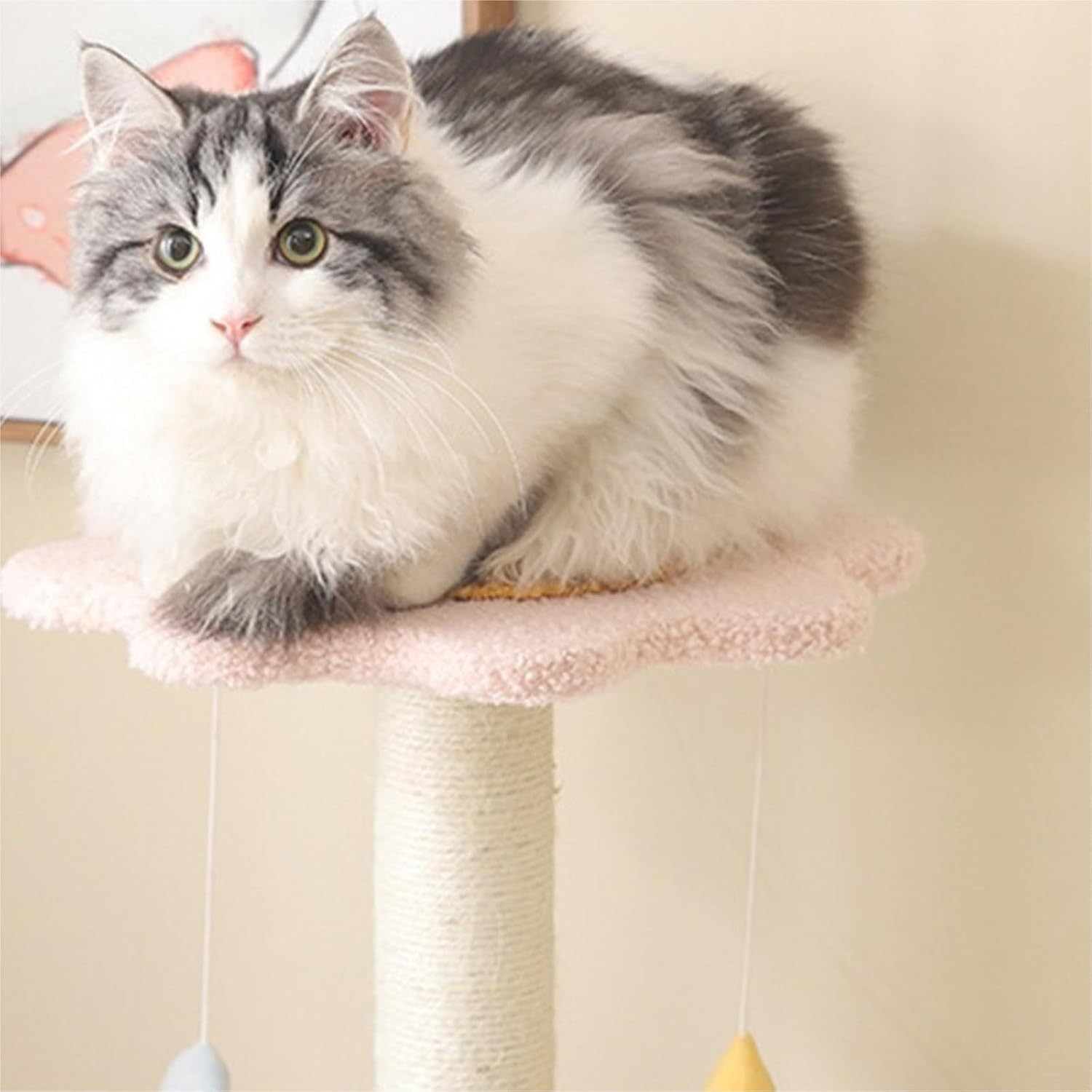 Cat Tree With Scratching Post And Hanging Toy-40*40*65 cm - Image 4