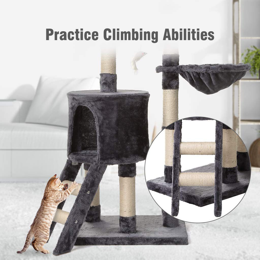Cat Tree Scratching Posts for Cats Deluxe-50*35*148 cm - Image 4