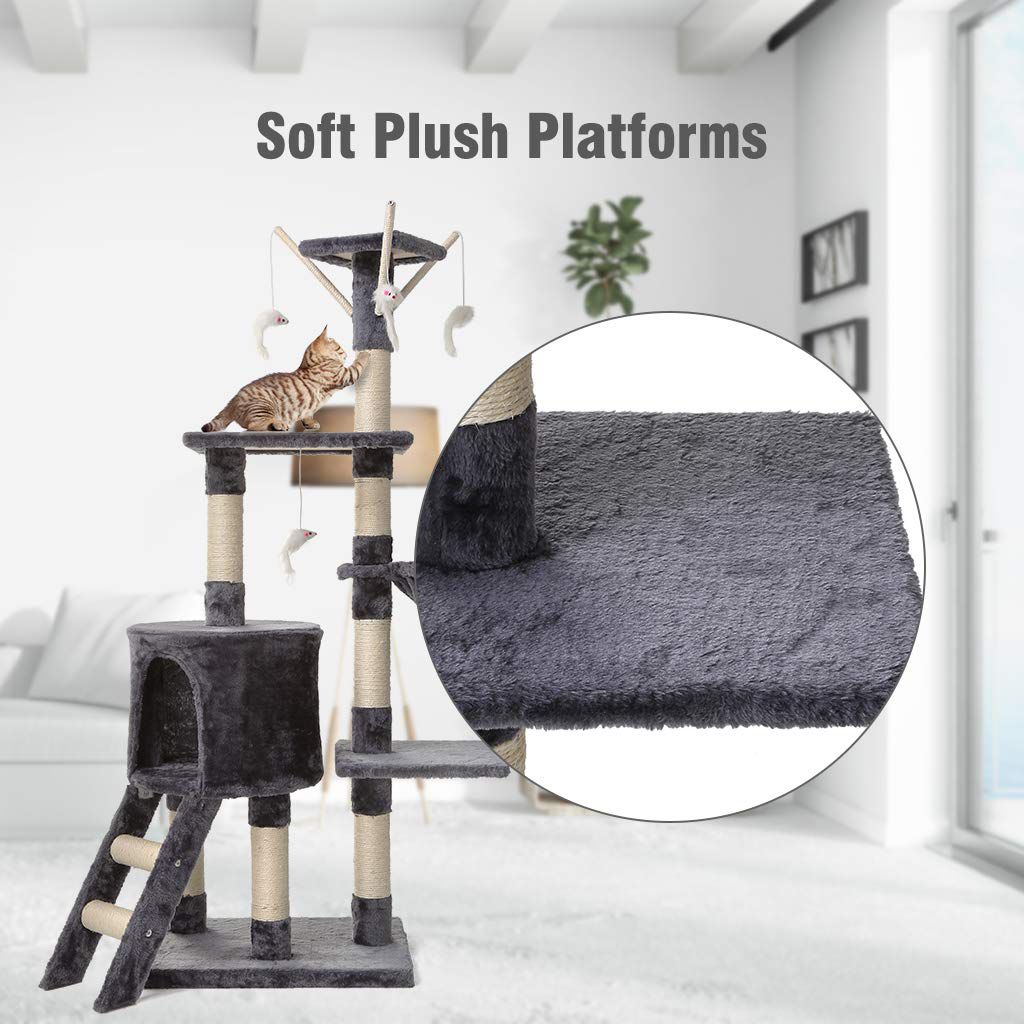 Cat Tree Scratching Posts for Cats Deluxe-50*35*148 cm - Image 2