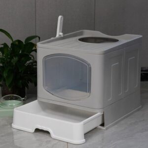 Cat Litter Box Full Cover -50*41*44 cm
