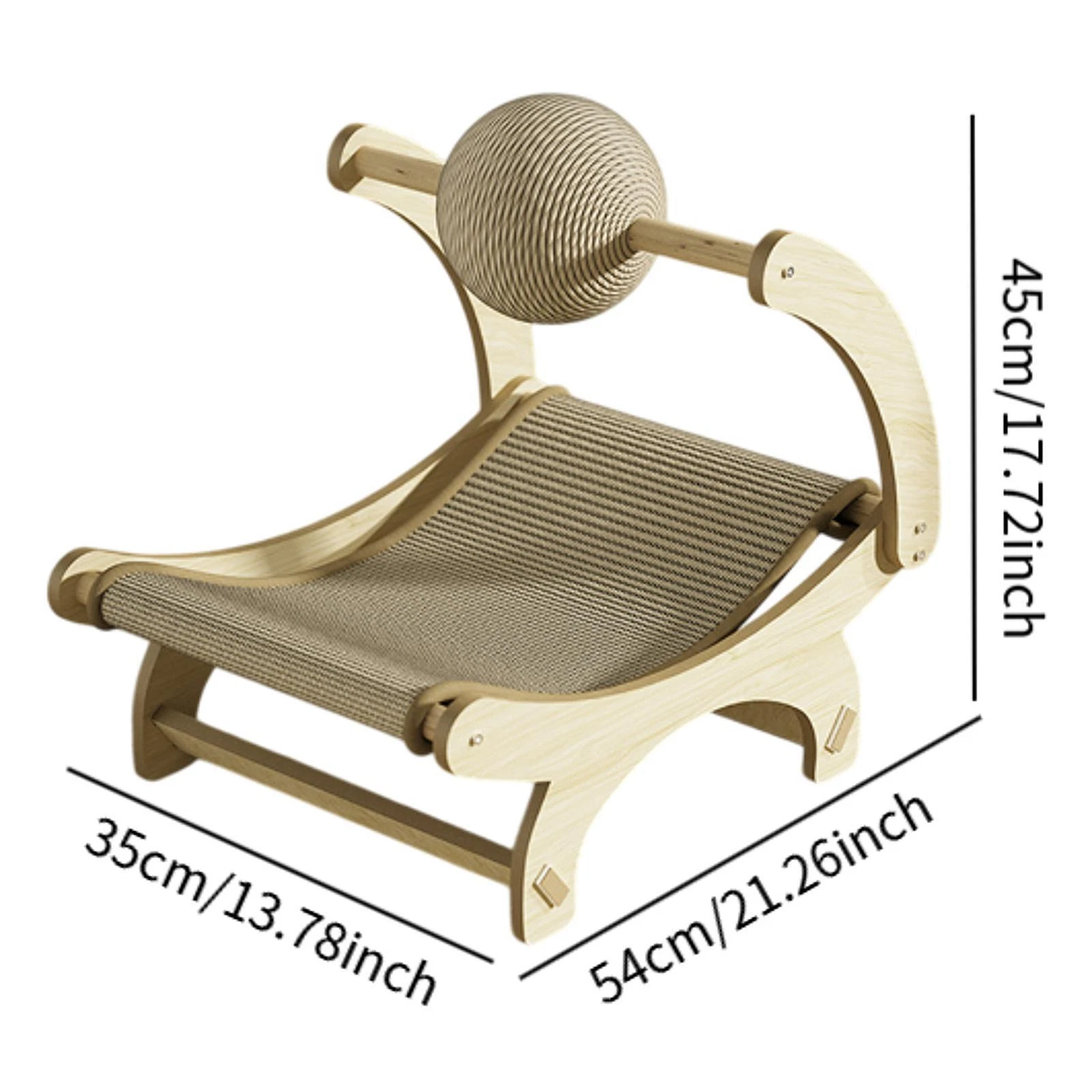 Cat Scratcher with Ball Cat Scratching Ball Toy Pet Supplies Pet Sleeping Bed - Image 7
