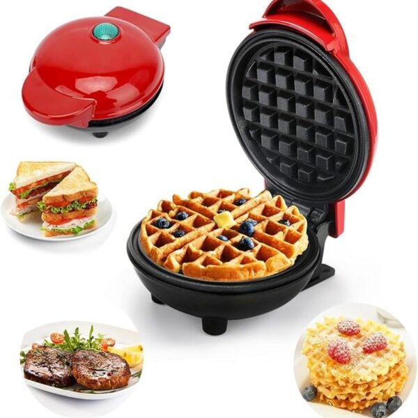 Waffle Maker 3-in-1 – Toaster, Pancake Maker, and Sandwich Grill – Essential Kitchen Appliance for Waffles