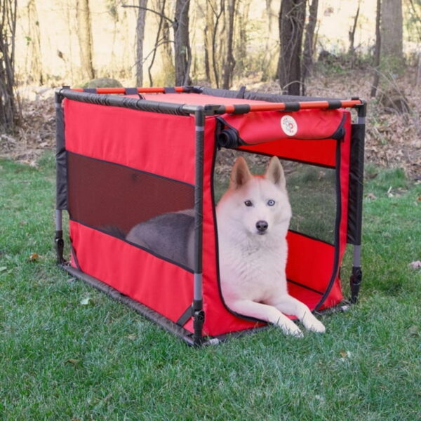 Sport Pet Folding Dog Kennel, Large-91.4cm *61cm*66cm
