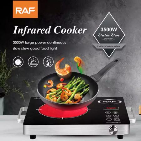 Hot Single Burner Infrared Ceramic Electric Stove Induction Stove Electric Infrared Cooker - 3500 W - Image 3