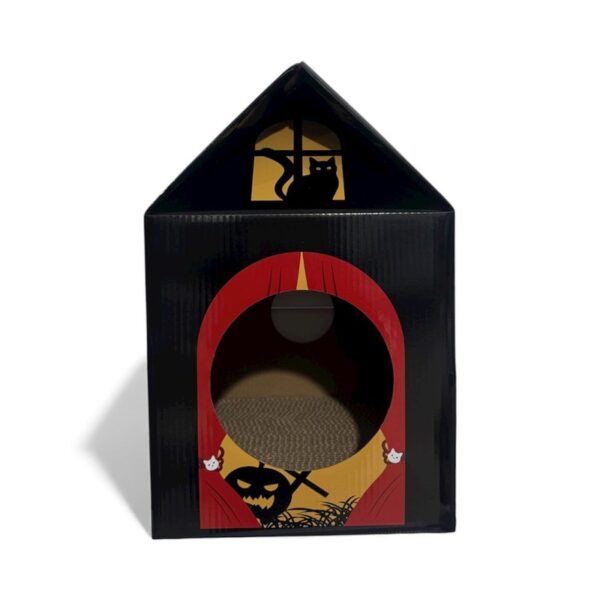 Sctatching cat house carton