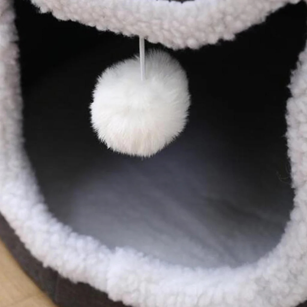 Maxbell Cat Beds for Indoor Cats Hanging Ball Hide and Seek for All Seasons Cat Cave - Image 6