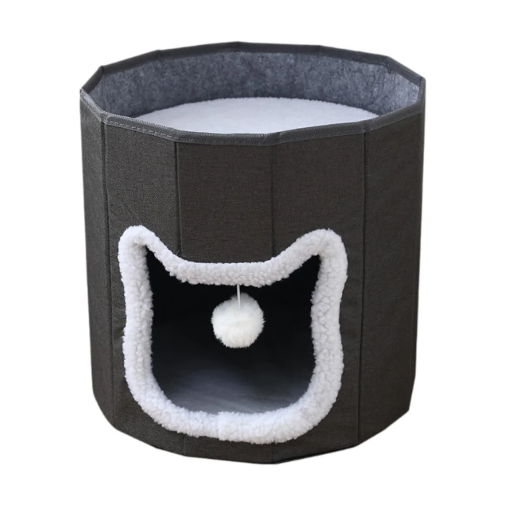 Maxbell Cat Beds for Indoor Cats Hanging Ball Hide and Seek for All Seasons Cat Cave - Image 8