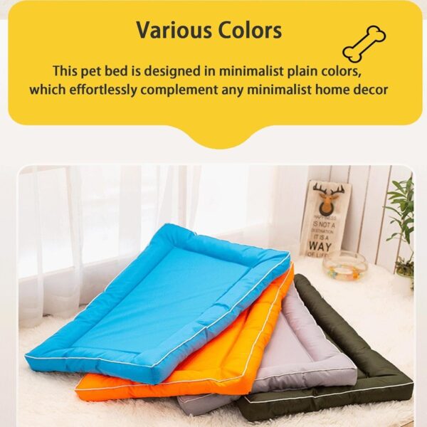 Waterproof Dog Bed for Indoor Outdoor Orthopedic Dog Sofa Bed Calming Pillow Cushion Pet Mat Cosy Pet Nest for Puppy and Kitty with Non-Slip Bottom