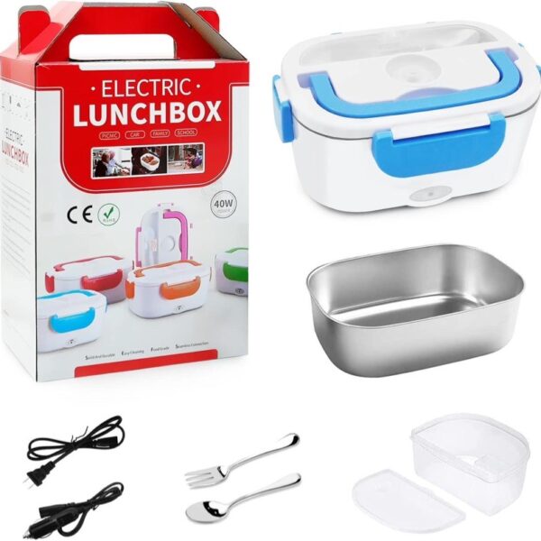 Electric lunch box including two cable