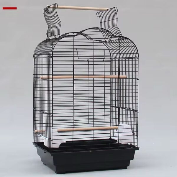 Stainless steel bird cage designed for small and medium sized birds-46*36*70cm