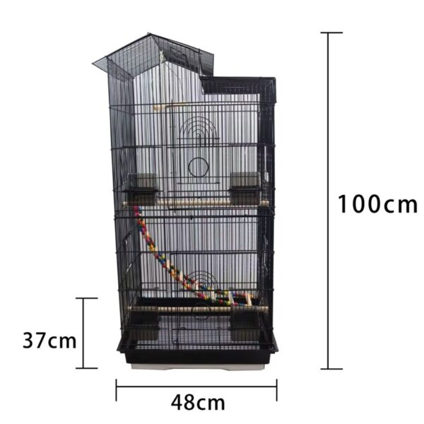 Roof Top Large Parrot Bird Cage-48*37*100cm