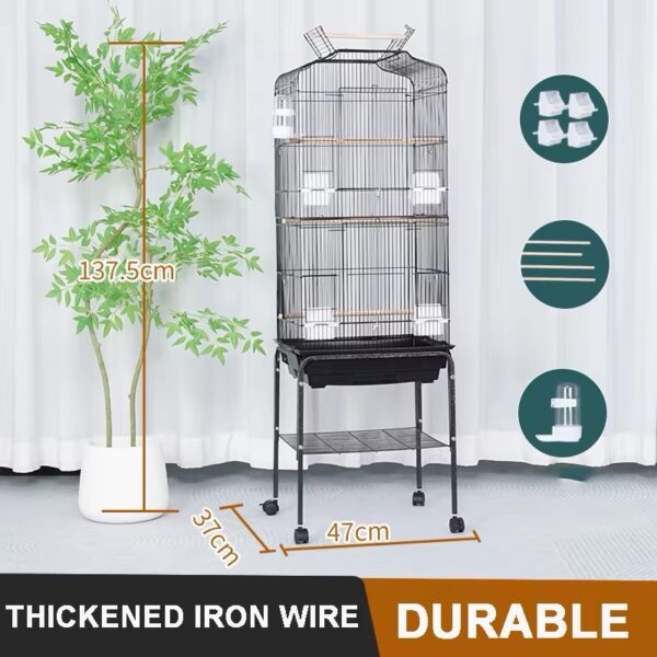 Stainless steel cage open top with detachable rolling stand BC-B-B601