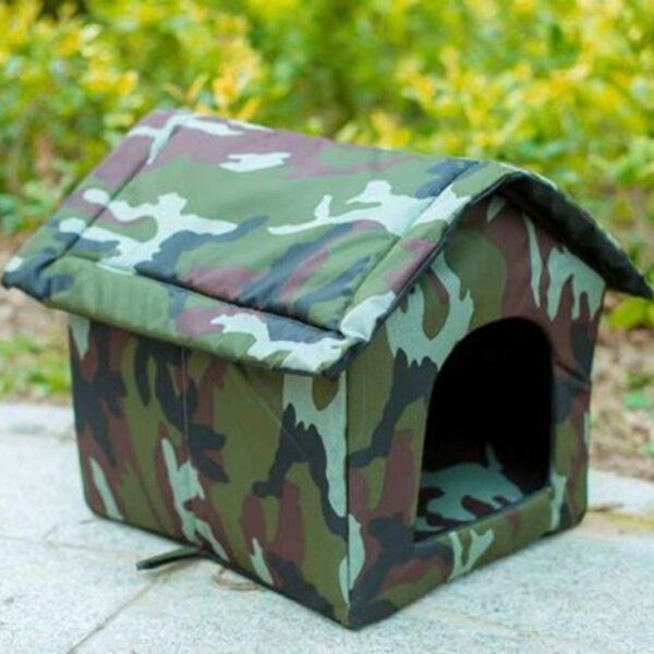 Pet Dog Bed house Waterproof Kennel Mat For Pet-52*47*52cm