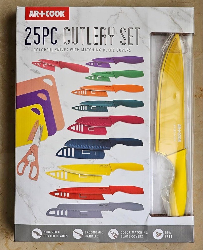 Art+Cook 25-Piece Cutlery Set