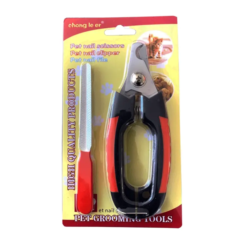 CHONG LE ER Pet Nail Clipper and Scissors set-Medium