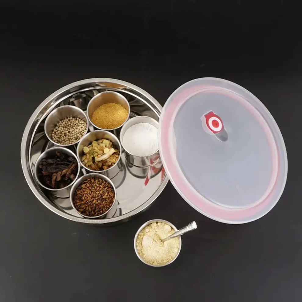 Stainless steel spice box - Image 3