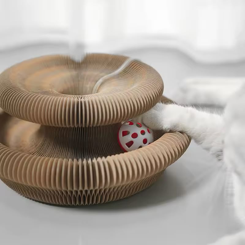 Folding Magic Organ Cat Scratching Board, Interactive Scratching Board-24*24*11cm - Image 5
