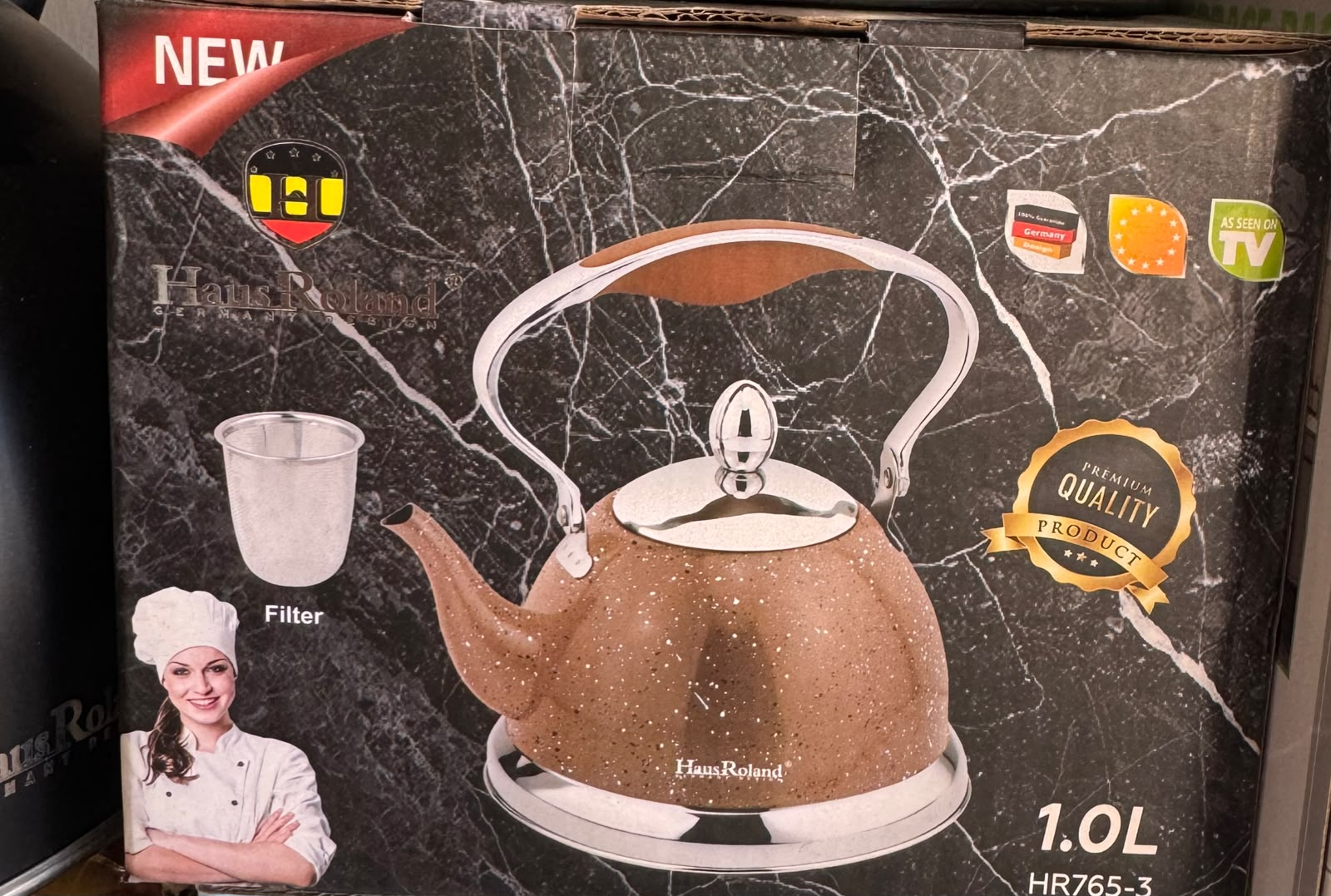 Haus Roland 1.0L whistling kettle, model HR765- one piece - Image 2