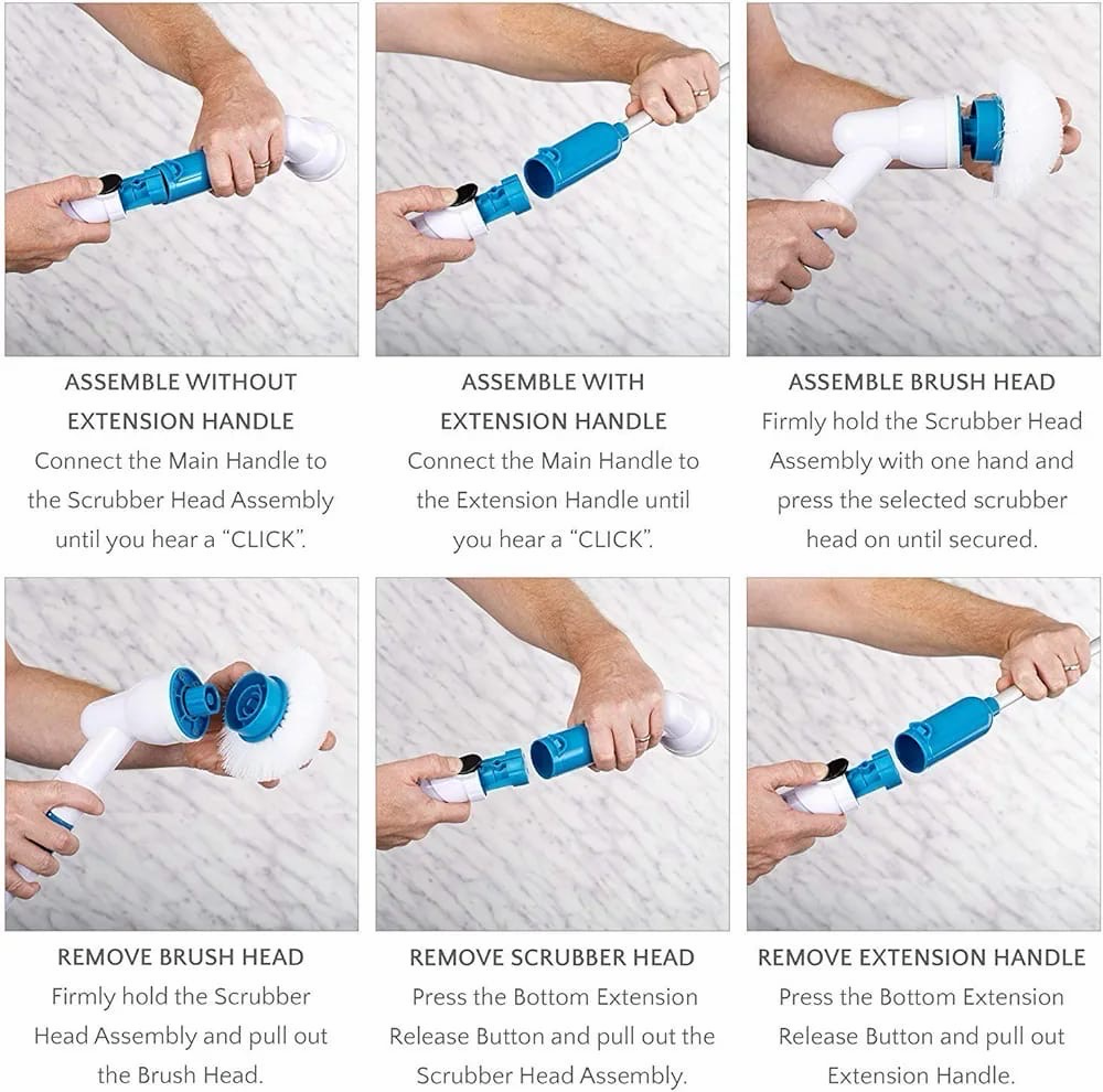 Spin Scrubber Cleaning Brush - Image 3