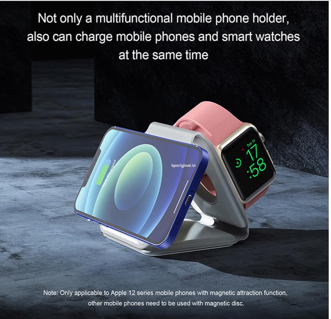 3 in 1 Magnetic Foldable MagSafe Compatible Wireless Charger - Image 2