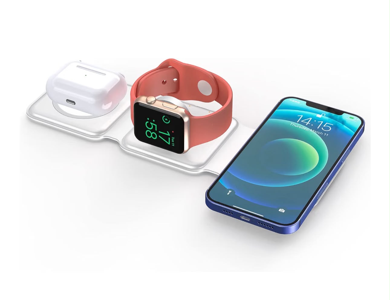 3 in 1 Magnetic Foldable MagSafe Compatible Wireless Charger - Image 5