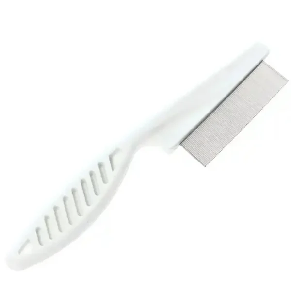 Pet Fur Flea Comb Ultra Fine Metal Teeth Lice Eggs Removal Dog Cat Grooming Tool