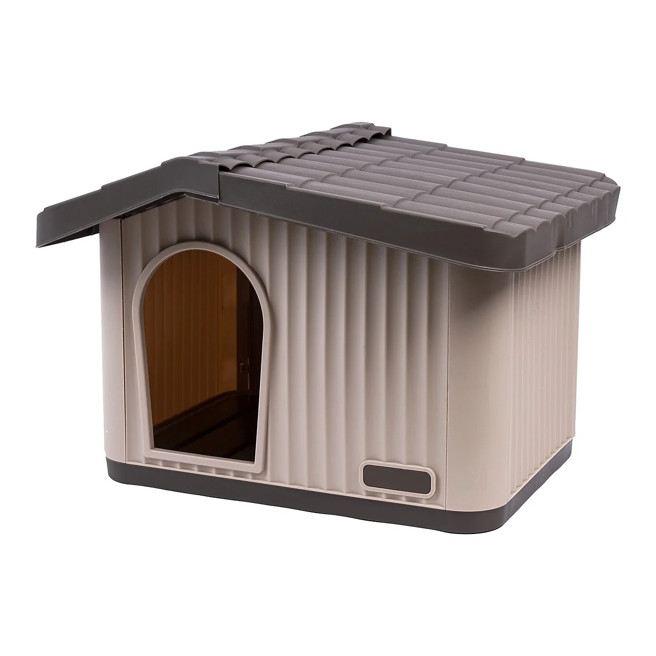 Plastic Dog House Kennel Shelter for Indoor & Outdoor Pets, Weatherproof-60 × 51 × 41 cm - Image 4